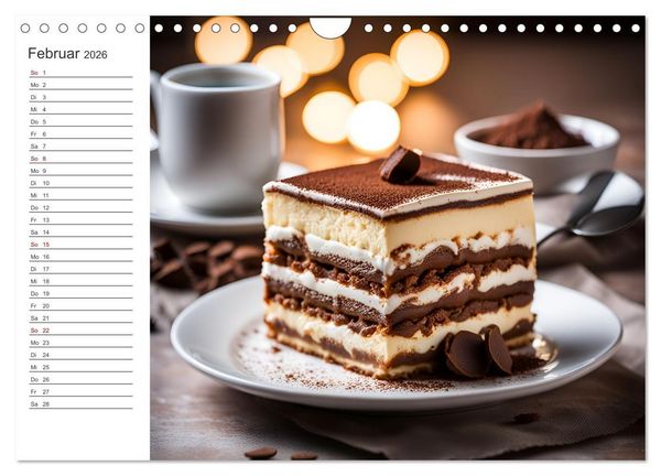 Produktbild: Buongusto Italia - Ein Jahr voller italienischer KI K&ouml;stlichkeiten (Wandkalender 2026 DIN A4 quer), CALVENDO Monatskalender