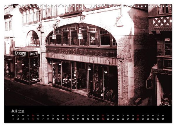 Produktbild: Hildesheimer Schaufenster um 1900 (Wandkalender 2026 DIN A3 quer), CALVENDO Monatskalender
