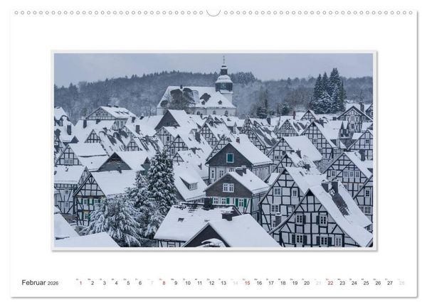 Produktbild: Emotionale Momente: Freudenberg &ndash; Ansichten einer Stadt. (hochwertiger Premium Wandkalender 2026 DIN A2 quer), Kunstdruck in Hochglanz