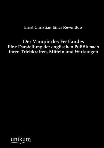Produktbild: Reventlow, E: Vampir des Festlandes