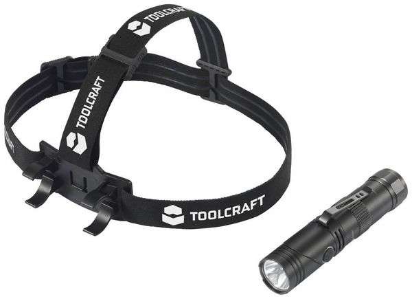 Produktbild: TOOLCRAFT TO-7838469 SMD LED Stirnlampe akkubetrieben 2000lm 200h TO-7838469