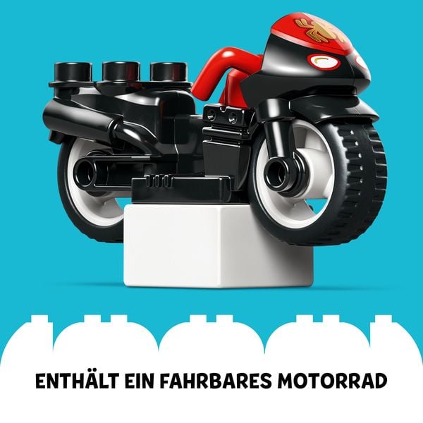 LEGO DUPLO Marvel Spins Motorrad-Abenteuer, Spielzeug mit Rädern 10424