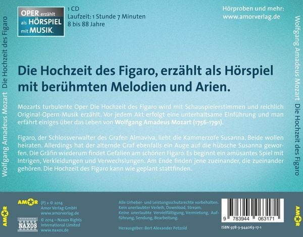 Produktbild: Die Hochzeit des Figaro