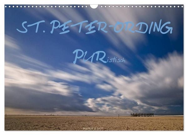 Produktbild: ST. PETER-ORDING PURistisch (Wandkalender 2026 DIN A3 quer), CALVENDO Monatskalender