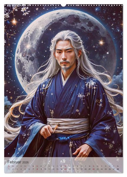 Produktbild: Japanische Mythologie - G&ouml;tter, Helden und Monster (hochwertiger Premium Wandkalender 2026 DIN A2 hoch), Kunstdruck in Hochglanz