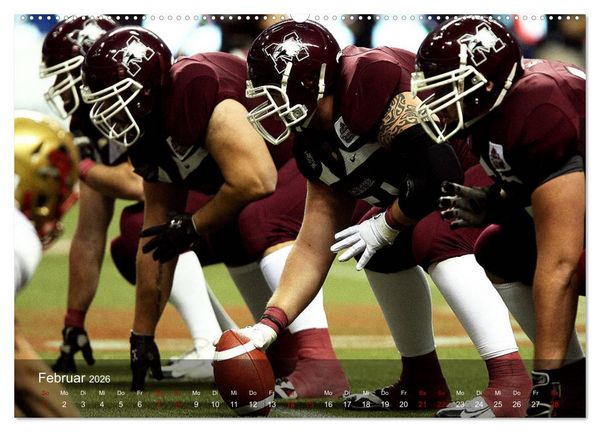 Produktbild: American Football - Touchdown (Wandkalender 2026 DIN A2 quer), CALVENDO Monatskalender