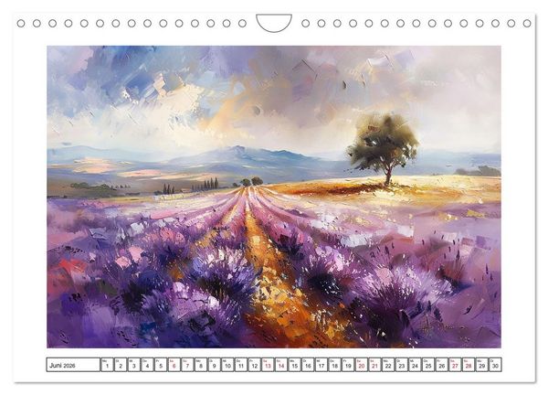 Produktbild: Toskana bis Provence (Wandkalender 2026 DIN A4 quer), CALVENDO Monatskalender