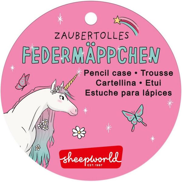 Produktbild: Federm&auml;ppchen Motiv "Einhorn"