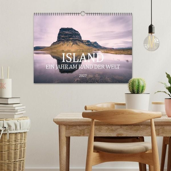 Produktbild: Island. Ein Jahr am Rand der Welt (Wandkalender 2027 DIN A3 quer), CALVENDO Monatskalender