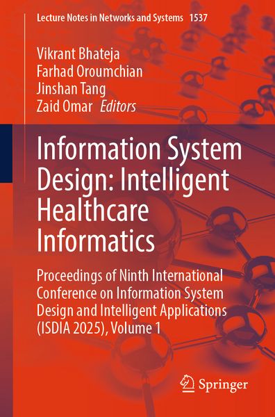 Produktbild: Information System Design: Intelligent Healthcare Informatics