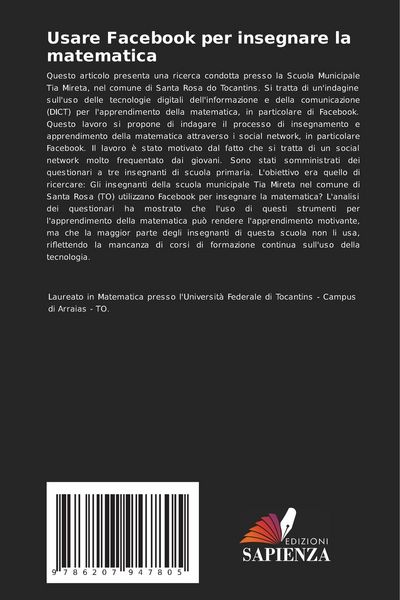 Produktbild: Usare Facebook per insegnare la matematica