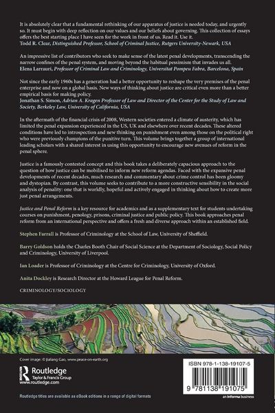 Produktbild: Justice and Penal Reform