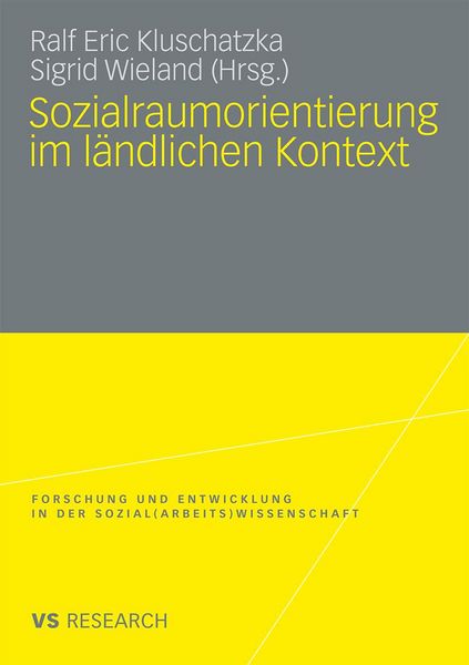 Produktbild: Sozialraumorientierung im l&auml;ndlichen Kontext
