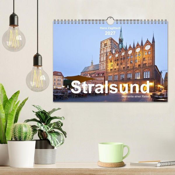 Produktbild: Stralsund - Momente einer Reise (Wandkalender 2027 DIN A4 quer), CALVENDO Monatskalender