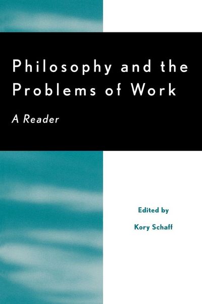 Produktbild: Philosophy and the Problems of Work