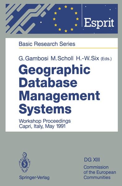Produktbild: Geographic Database Management Systems