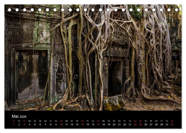 Produktbild: Kambodscha: das K&ouml;nigreich der Wunder (Tischkalender 2026 DIN A5 quer), CALVENDO Monatskalender