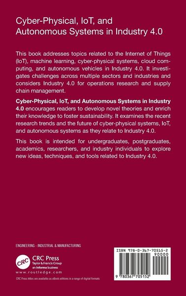 Produktbild: Cyber-Physical, IoT, and Autonomous Systems in Industry 4.0