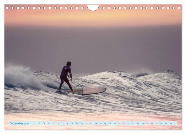 Produktbild: Surfen - so cool (Wandkalender 2026 DIN A4 quer), CALVENDO Monatskalender