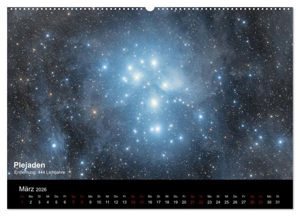Produktbild: Juwelen des Nachthimmels (Wandkalender 2026 DIN A2 quer), CALVENDO Monatskalender