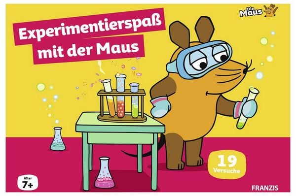 Produktbild: FRANZIS 67232 - Die Maus Experimentierspa&szlig; mit der Maus. Mehr als 20 Versuche! F&uuml;r Kinder ab 7 Jahren