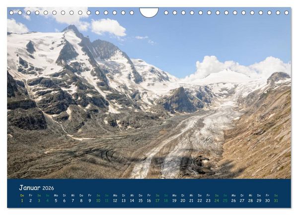 Produktbild: Bergwelt Hohe Tauern - Wandergenuss in alpiner Landschaft (Wandkalender 2026 DIN A4 quer), CALVENDO Monatskalender