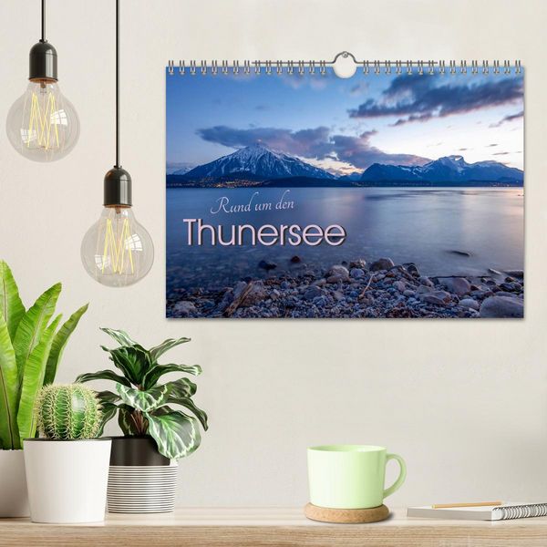 Produktbild: Rund um den Thunersee (Wandkalender 2026 DIN A4 quer), CALVENDO Monatskalender