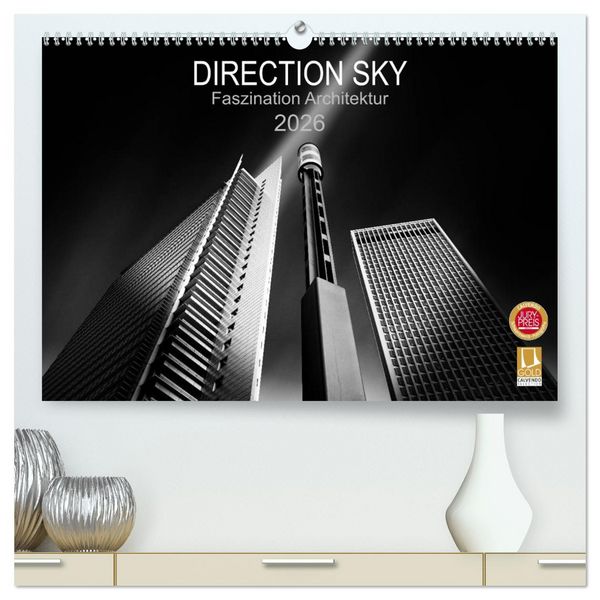 Produktbild: Direction Sky - Faszination Architektur 2026 (hochwertiger Premium Wandkalender 2026 DIN A2 quer), Kunstdruck in Hochglanz