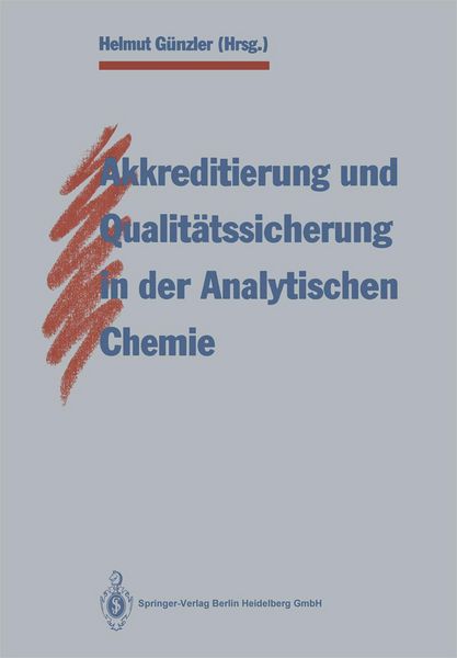 Produktbild: Akkreditierung und Qualit&auml;tssicherung in der Analytischen Chemie