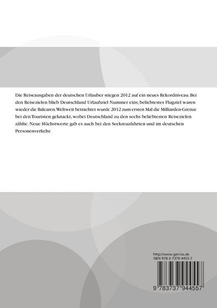 Produktbild: Branchenreport Tourismus