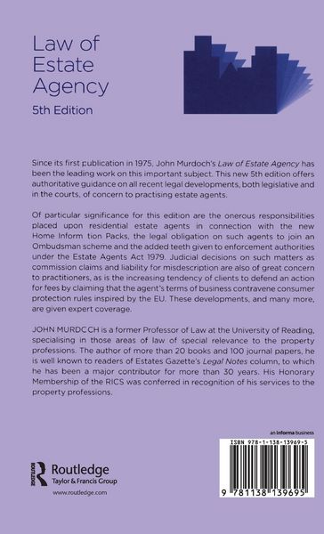 Produktbild: Law of Estate Agency