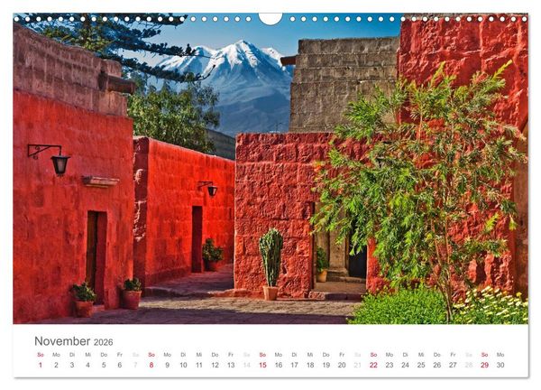 Produktbild: Peru - Perle der Anden (Wandkalender 2026 DIN A3 quer), CALVENDO Monatskalender