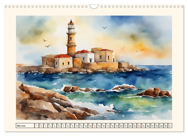 Produktbild: Facetten des Meeres (Wandkalender 2026 DIN A3 quer), CALVENDO Monatskalender