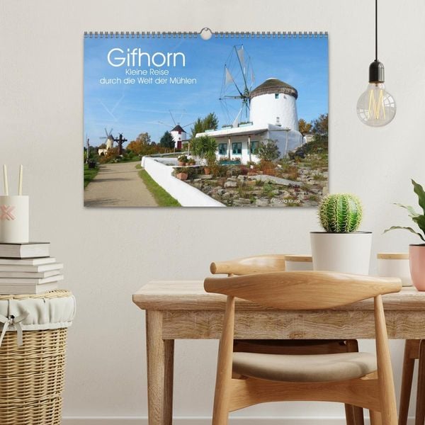 Produktbild: Gifhorn - Kleine Reise durch die Welt der M&uuml;hlen (Wandkalender 2026 DIN A3 quer), CALVENDO Monatskalender
