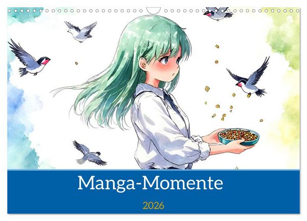 Produktbild: Manga-Momente (Wandkalender 2026 DIN A3 quer), CALVENDO Monatskalender
