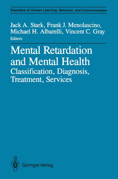 Produktbild: Mental Retardation and Mental Health