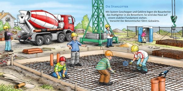 Produktbild: H&ouml;r mal (Soundbuch): Auf der Baustelle