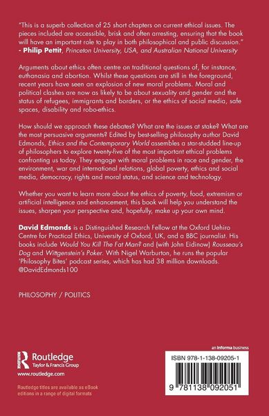Produktbild: Ethics and the Contemporary World