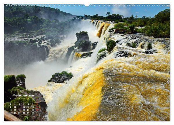 Produktbild: Argentinien. Die Iguaz&uacute;-Wasserf&auml;lle (hochwertiger Premium Wandkalender 2026 DIN A2 quer), Kunstdruck in Hochglanz
