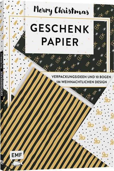 Produktbild: Das Geschenkpapier-Set &ndash; Merry Christmas: Verpackungsideen und 10 Bogen im weihnachtlichen Design