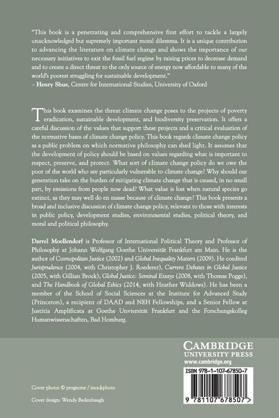 Produktbild: The Moral Challenge of Dangerous Climate Change