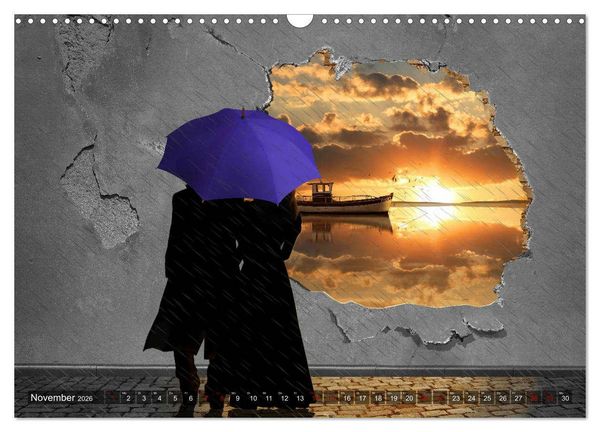 Produktbild: Street-Art in Digital-Art by Mausopardia (Wandkalender 2026 DIN A3 quer), CALVENDO Monatskalender