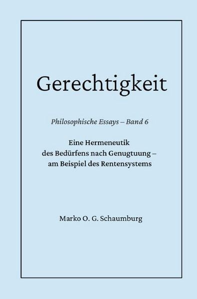 Produktbild: Philosophische Essays / Gerechtigkeit