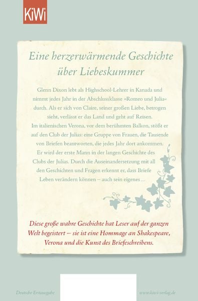 Produktbild: Wie ich dank Shakespeare in Verona die gro&szlig;e Liebe fand