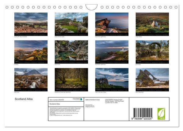 Produktbild: Scotland Alba (Wall Calendar 2027 DIN A4 landscape), CALVENDO 12 Month Wall Calendar
