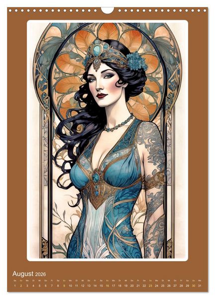 Produktbild: Illustrationskunst der Belle &Eacute;poque (Wandkalender 2026 DIN A3 hoch), CALVENDO Monatskalender