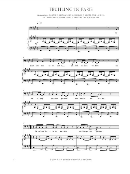 Produktbild: RAMMSTEIN: XXI - NOTENBUCH KLAVIER - INKL. CD