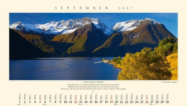 Produktbild: Panorama Norwegen 2027 Wandkalender