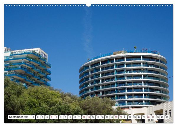 Produktbild: Gibraltar - Gro&szlig;britannien am Mittelmeer (hochwertiger Premium Wandkalender 2026 DIN A2 quer), Kunstdruck in Hochglanz