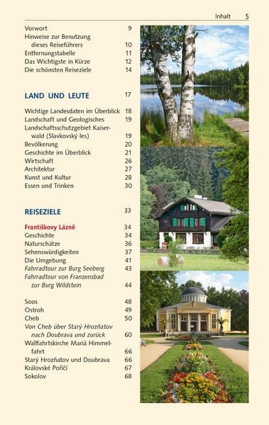 Produktbild: TRESCHER Reisef&uuml;hrer B&ouml;hmisches B&auml;derdreieck
